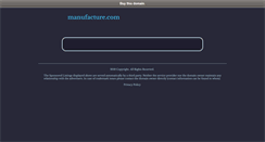 Desktop Screenshot of manufacture.com